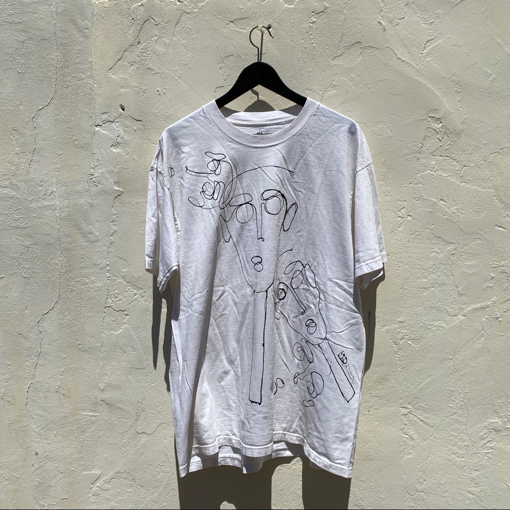 Worn in comfy white tee